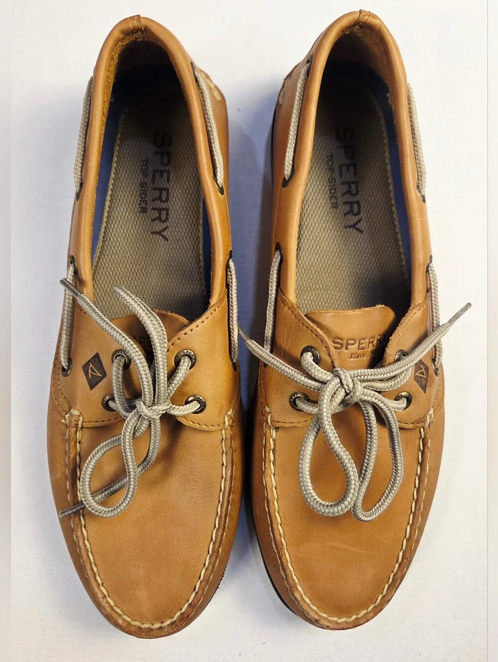 Sperry Men's Tan Leather Boat Shoes